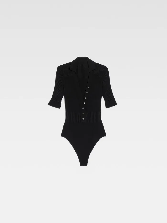 JACQUEMUS Tops Polo Bodysuit Black 8211 Women