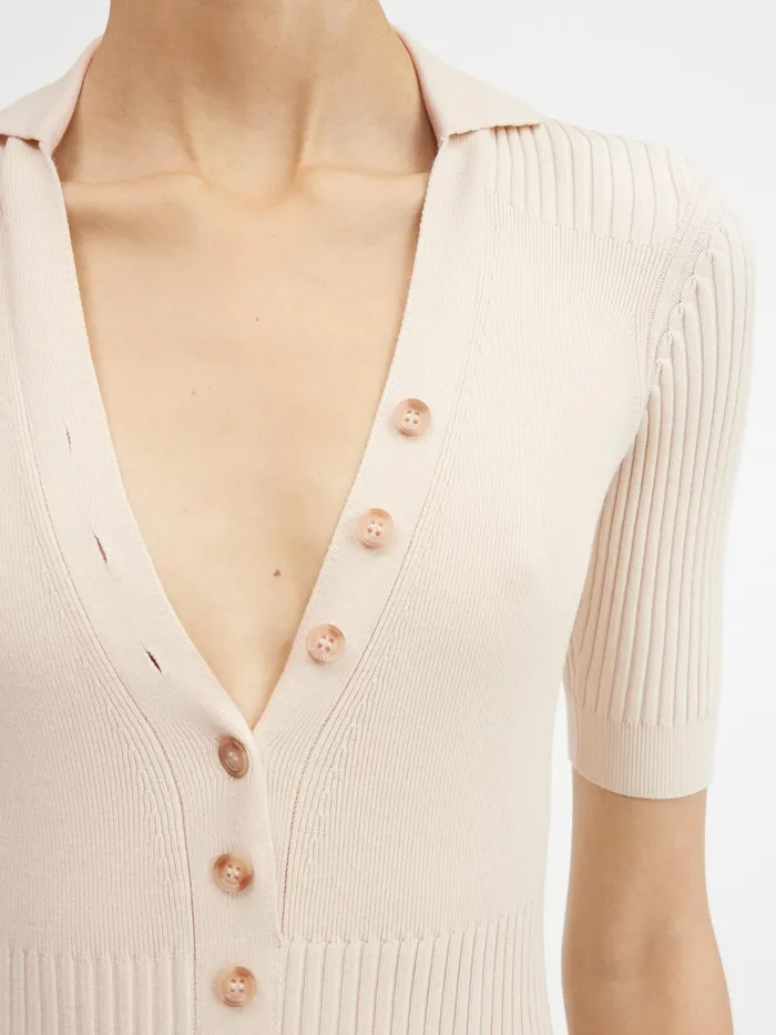 JACQUEMUS Tops Polo Bodysuit Offwhite 8211 Women