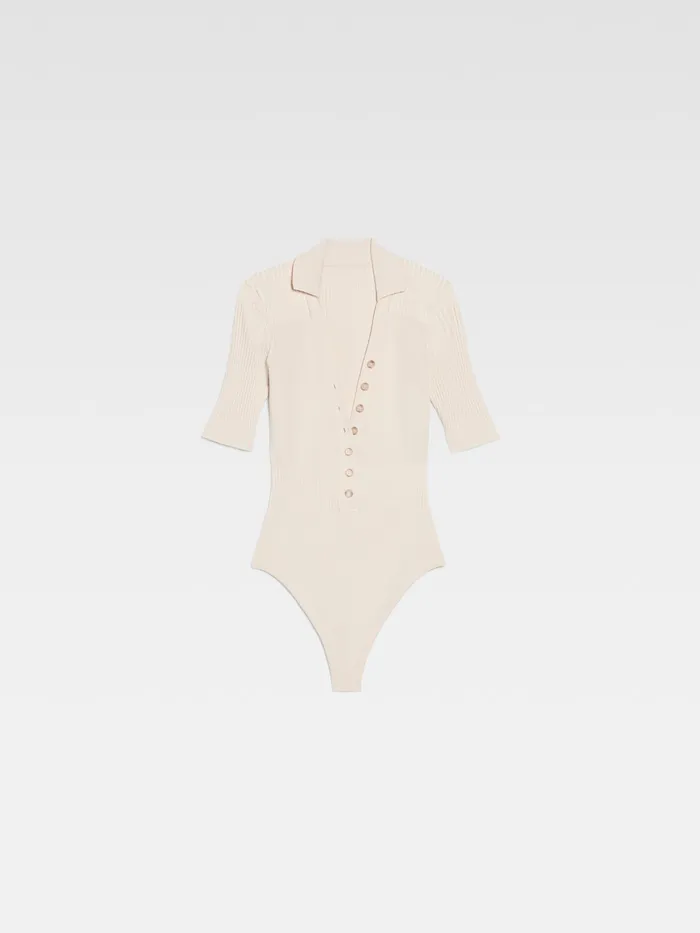 JACQUEMUS Tops Polo Bodysuit Offwhite 8211 Women