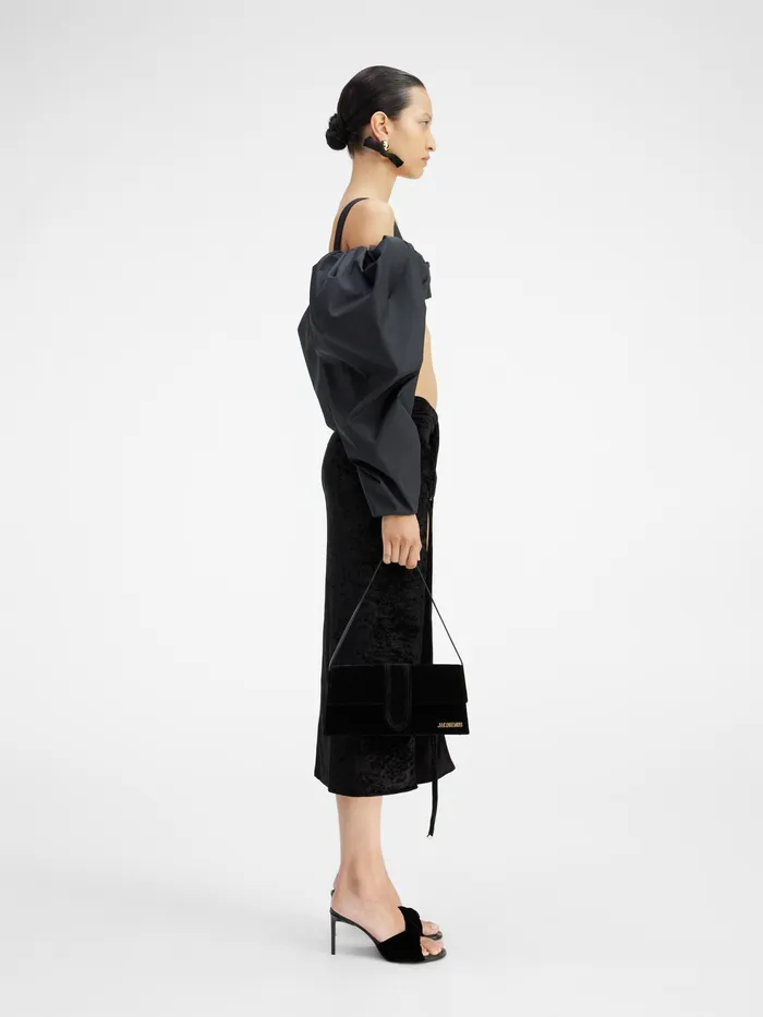 JACQUEMUS Tops Puffy Sleeve Bra Black 8211 Women