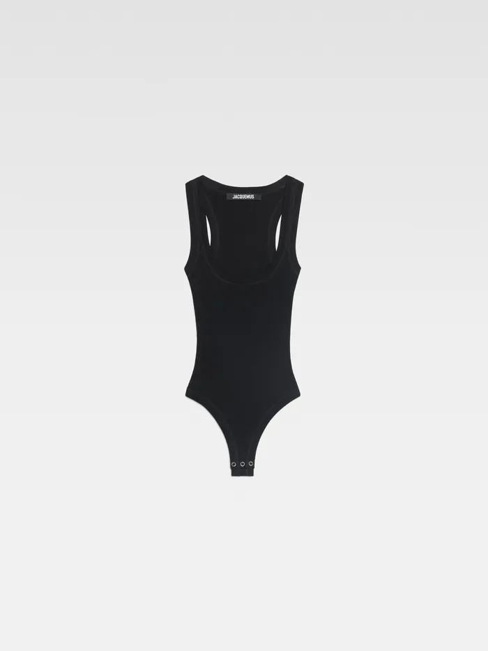 JACQUEMUS Tops Second Skin Bodysuit Black 8211 Women
