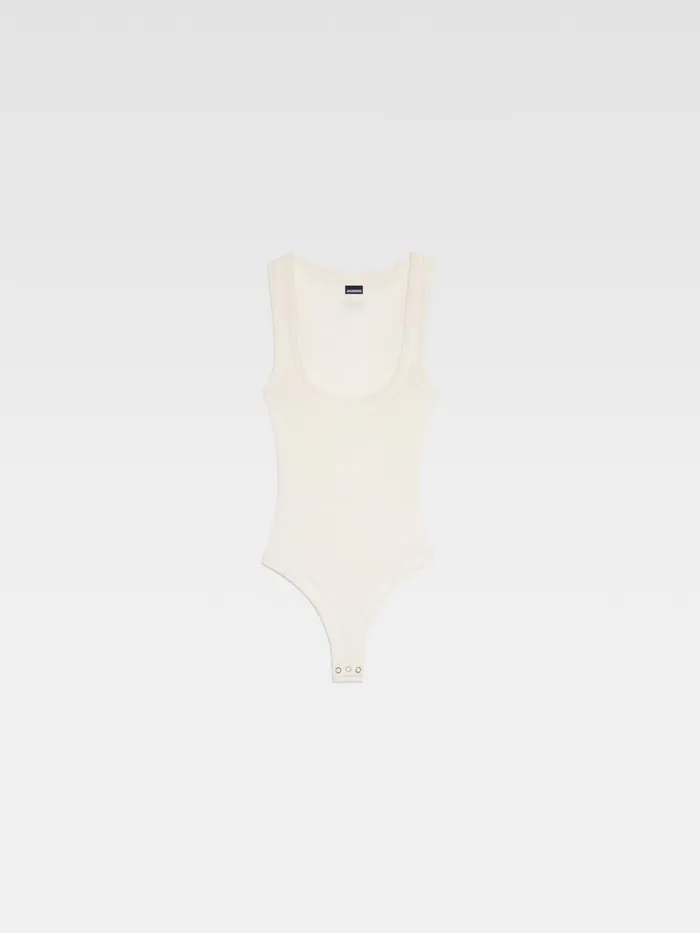 JACQUEMUS Tops Second Skin Bodysuit White 8211 Women