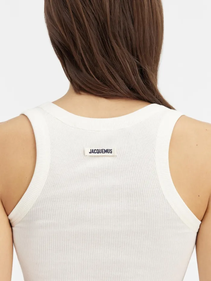 JACQUEMUS Tops Second Skin Tank Top White 8211 Women