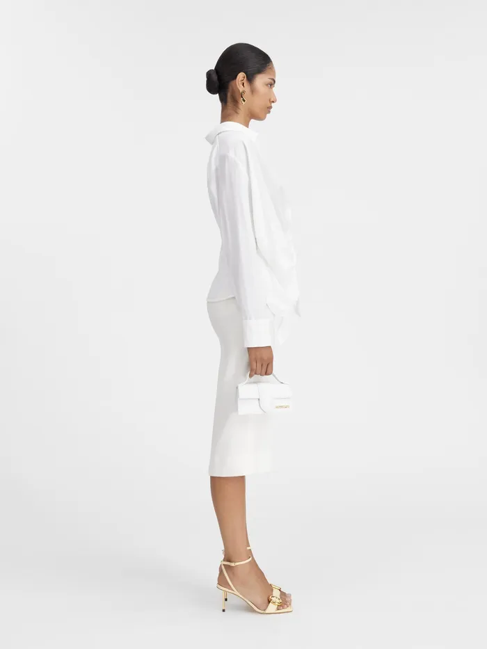 JACQUEMUS Tops TiedSash Shirt White 8211 Women