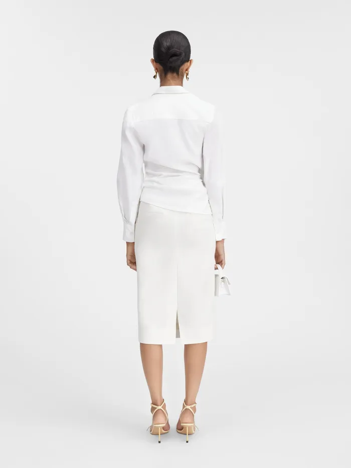 JACQUEMUS Tops TiedSash Shirt White 8211 Women