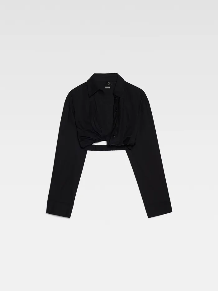 JACQUEMUS Tops Twisted Shirt Black 8211 Women