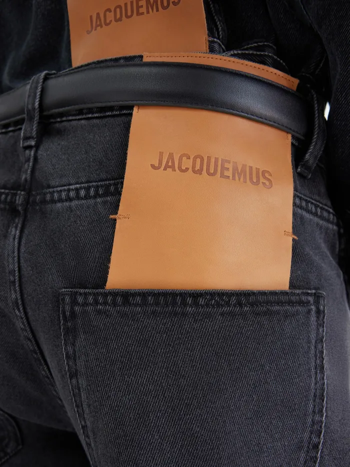 JACQUEMUS Trousers and Shorts Baggy Jeans Black 8211 Men