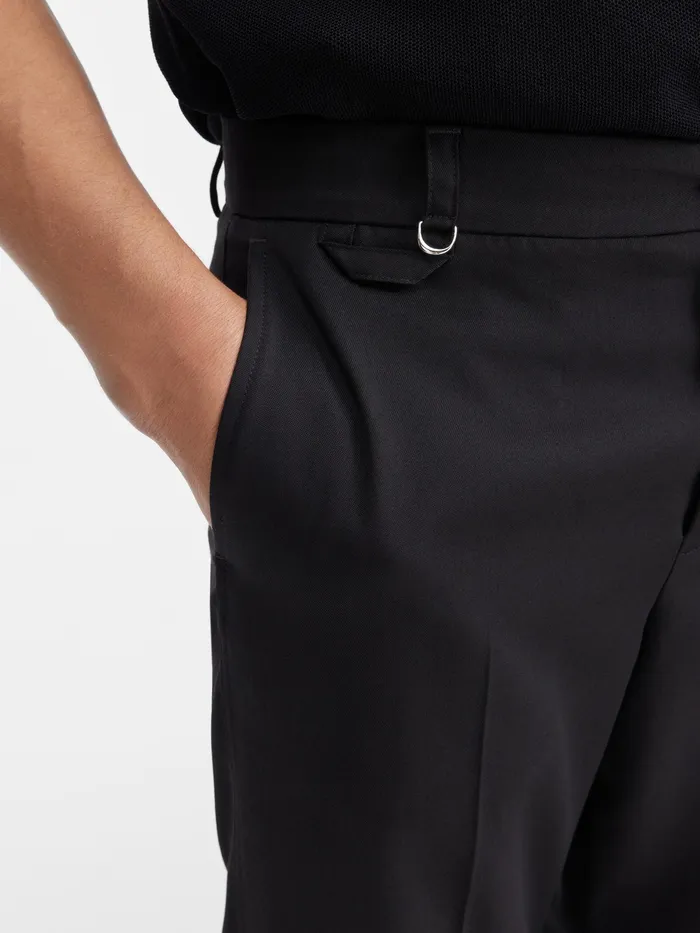 JACQUEMUS Trousers and Shorts Cropped Tailored Pants Black 8211 Men