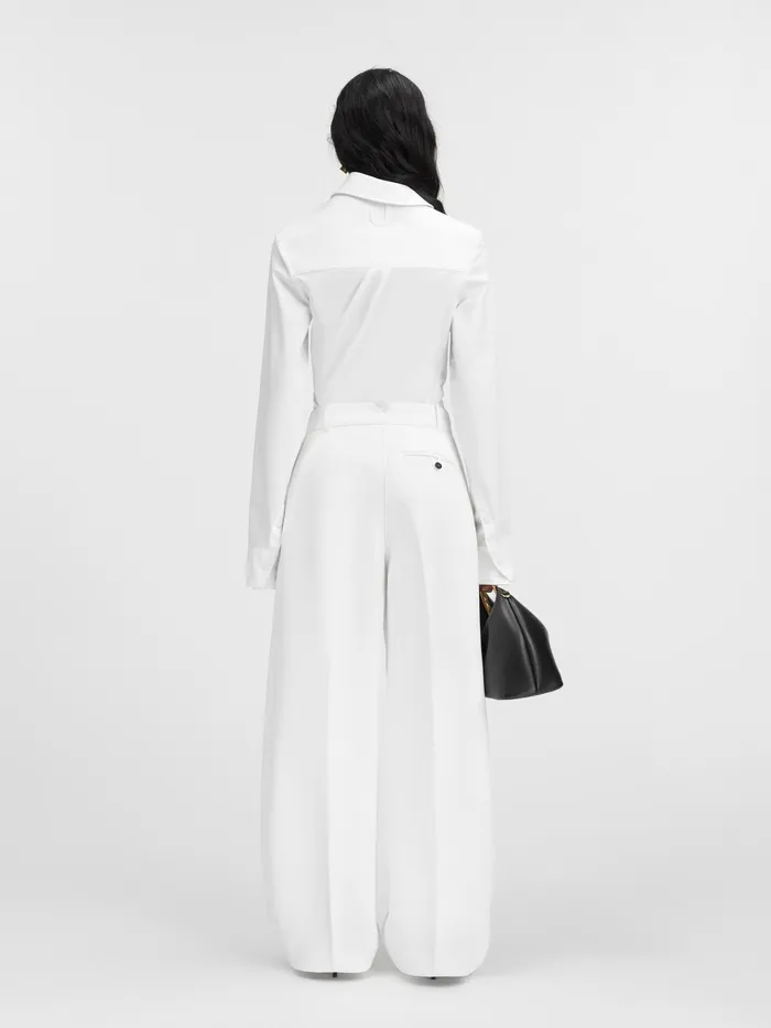 JACQUEMUS Trousers and Shorts Curved Pants White 8211 Women