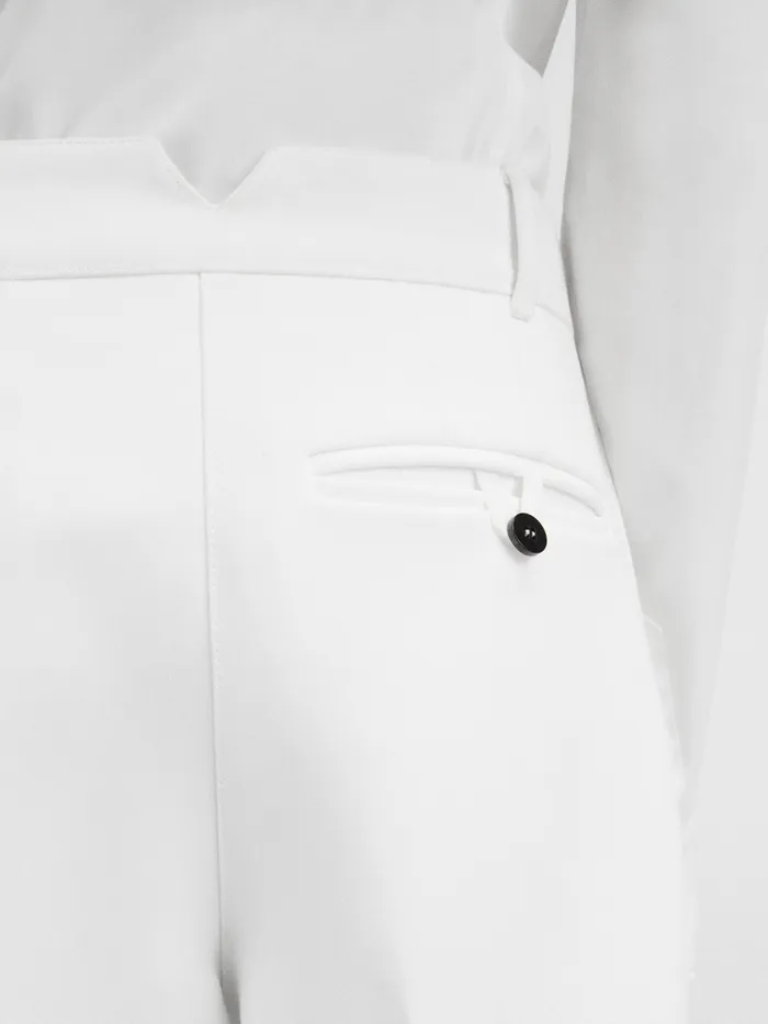 JACQUEMUS Trousers and Shorts Curved Pants White 8211 Women
