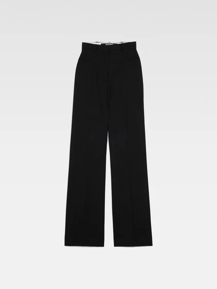 JACQUEMUS Trousers and Shorts HighWaisted Flare Pants Black 8211 Women