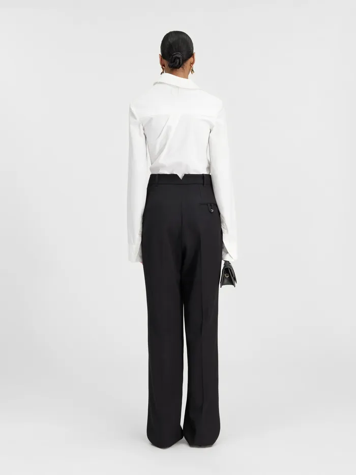 JACQUEMUS Trousers and Shorts Loose Pants Black 8211 Women