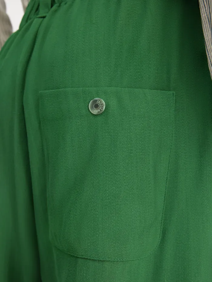 JACQUEMUS Trousers and Shorts Oversized Shorts Dark Green 8211 Men