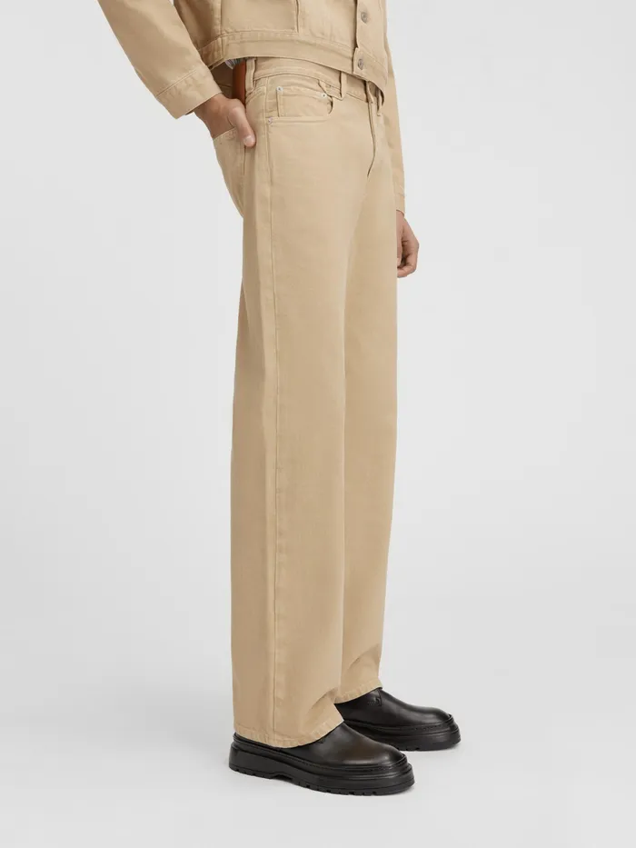 JACQUEMUS Trousers and Shorts Straight Leg Jeans Beige 8211 Men