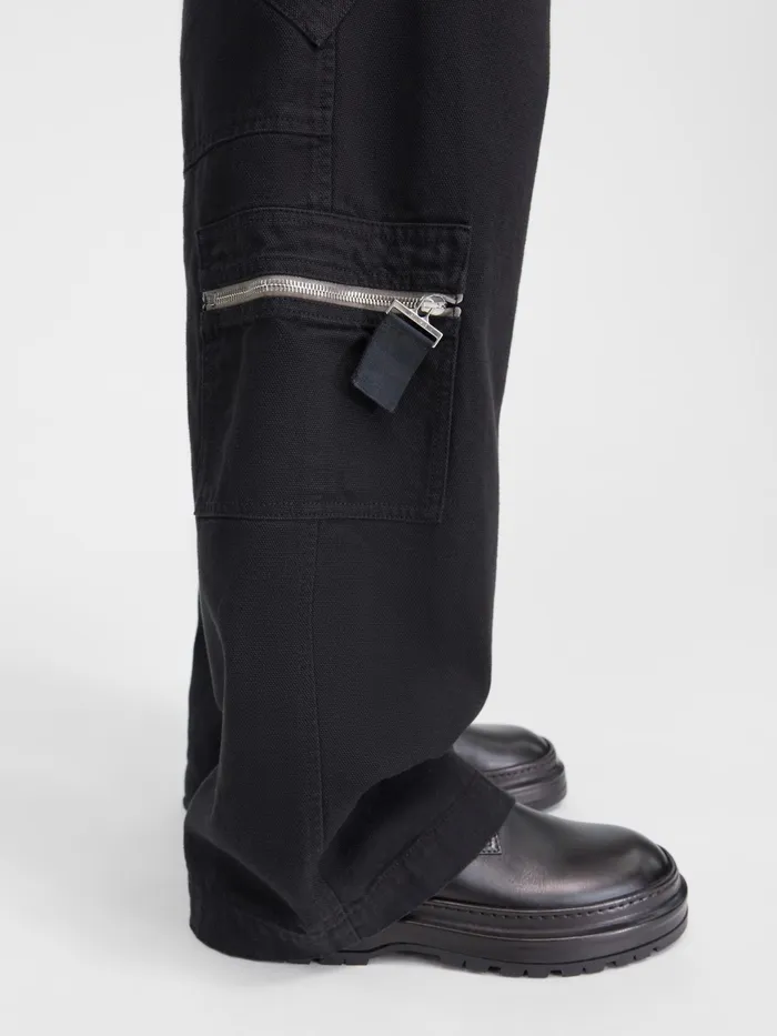JACQUEMUS Trousers and Shorts Zipped Cargo Pants Black 8211 Men