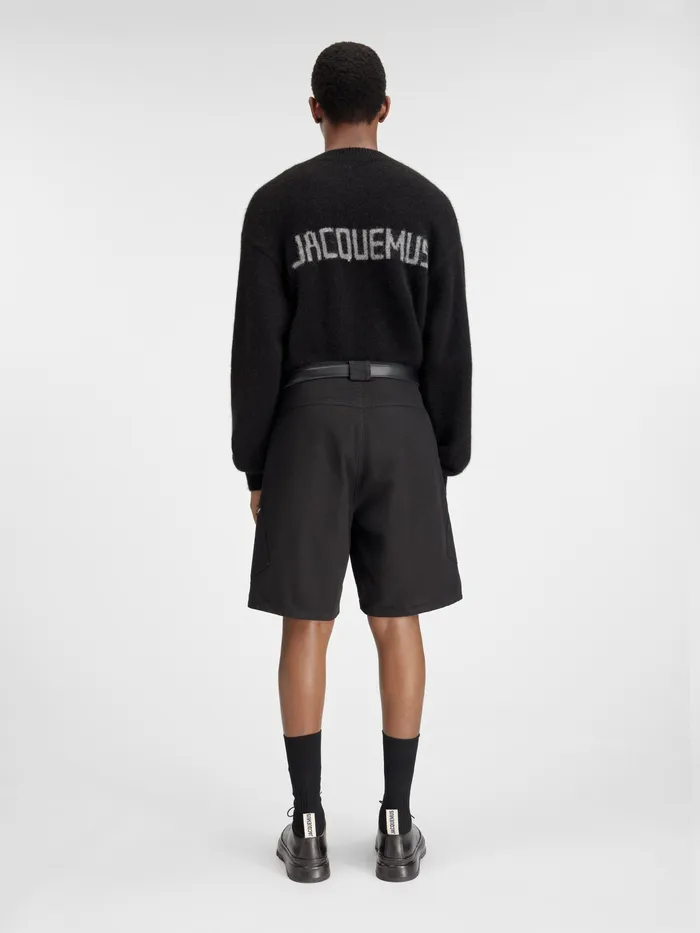 JACQUEMUS Trousers and Shorts Zipped Cargo Shorts Black 8211 Men