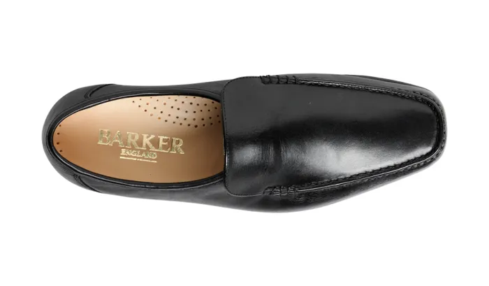 Javron 8211 Black Calf Mens Barker Shoes Loafers