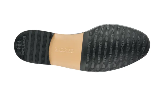 Jefferson 8211 Black Kid Mens Barker Shoes Loafers