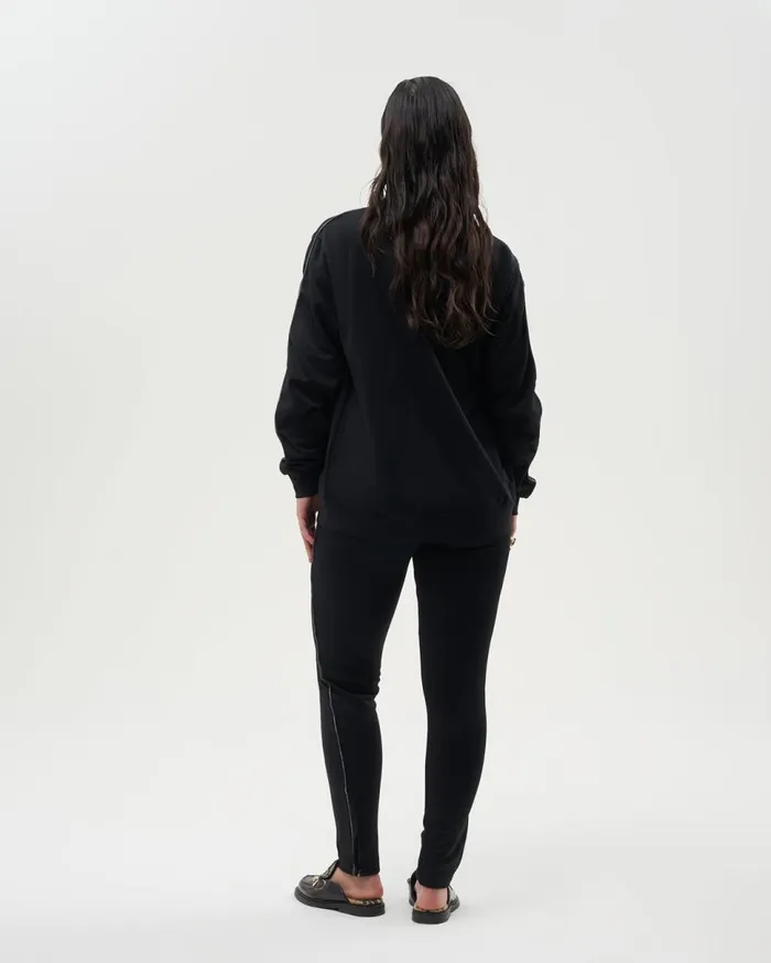 Jersey Track Jacket Black MenWomen Filling Pieces Coats and Jackets