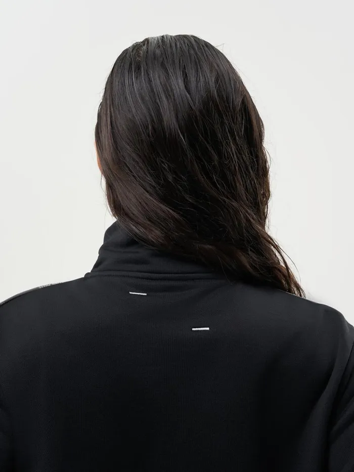 Jersey Track Jacket Black MenWomen Filling Pieces Coats and Jackets