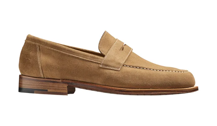 Jevington 8211 Snuff Suede Mens Barker Shoes Loafers