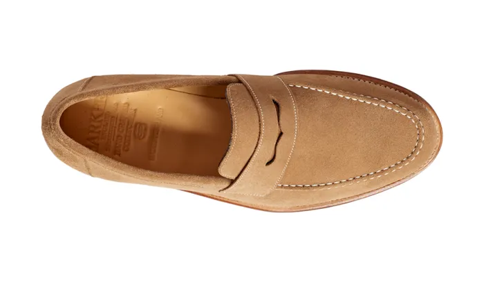 Jevington 8211 Snuff Suede Mens Barker Shoes Loafers