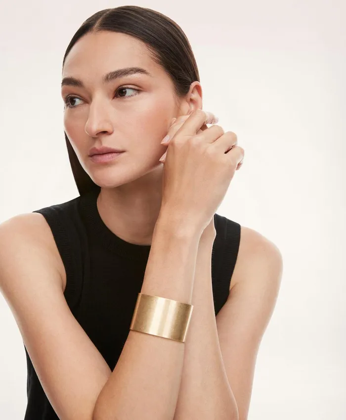 Jewelry Women Brooks Brothers Hammered Cuff Bracelet Gold