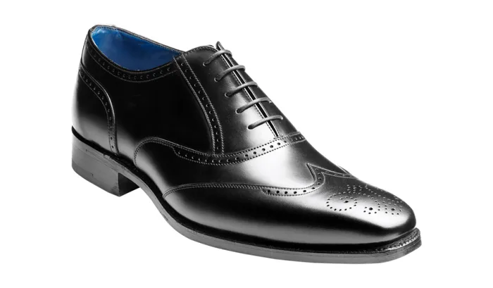 Johnny 8211 Black Calf Mens Barker Shoes Brogues