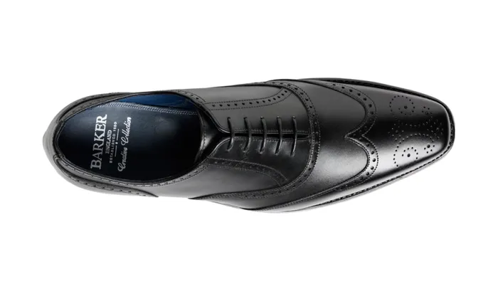 Johnny 8211 Black Calf Mens Barker Shoes Brogues