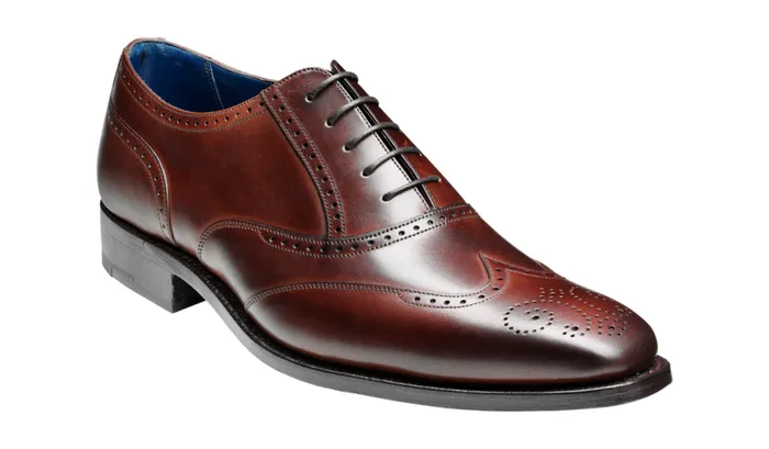 Johnny 8211 Dark Brown Calf Mens Barker Shoes Brogues