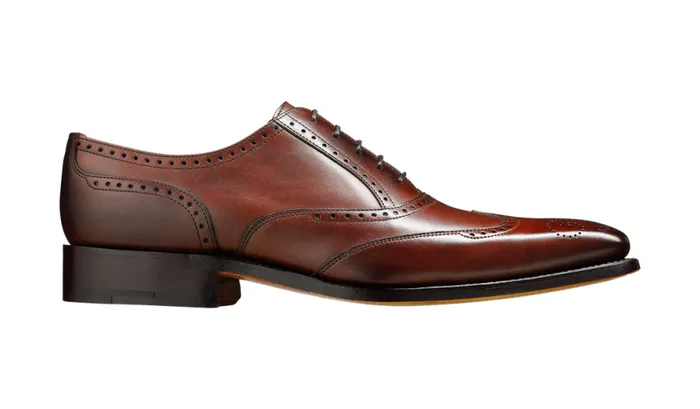 Johnny 8211 Dark Brown Calf Mens Barker Shoes Brogues