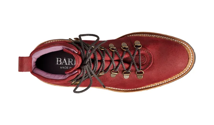 Julie 8211 Plum Waxy Suede Womens Barker Shoes Boots