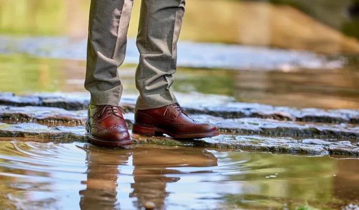 Kelmarsh 8211 Cedar Grain Mens Barker Shoes Brogues