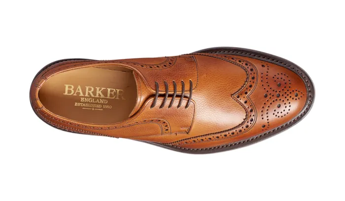 Kelmarsh 8211 Cedar Grain Mens Barker Shoes Brogues