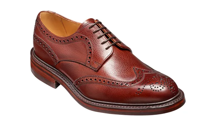 Kelmarsh 8211 Cherry Grain Mens Barker Shoes Brogues