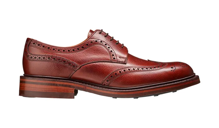 Kelmarsh 8211 Cherry Grain Mens Barker Shoes Brogues