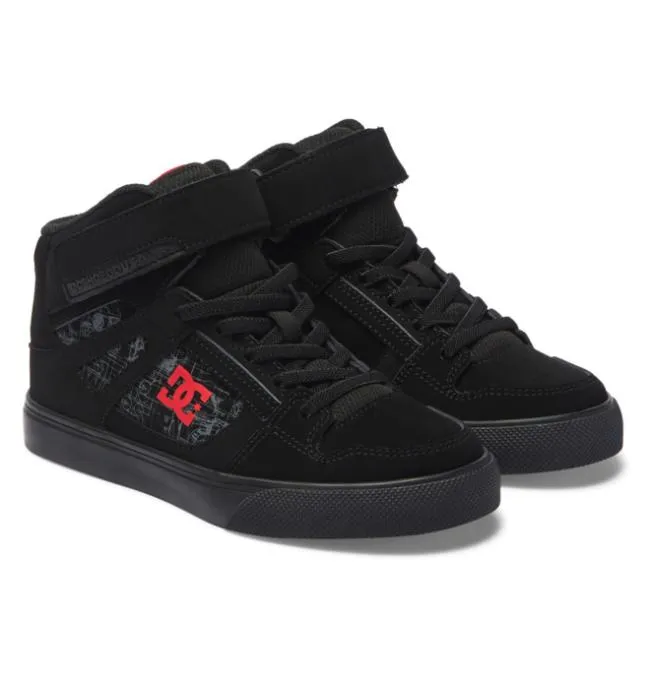 Kids Sneakers DC Kid039s Star Warstrade DC Shoes Pure HI HighTop Shoes BlackRedBlack Kids Sneakers DC Kid039s Star Warstrade DC Shoes Pure HI HighTop Shoes BlackRedBlack