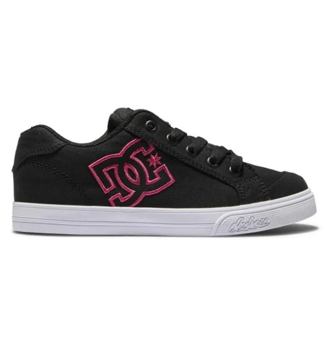 Kids Sneakers DC Kids039 Chelsea Shoes BlackPink Stencil