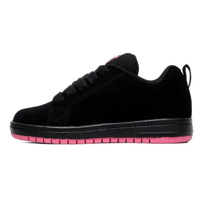 Kids Sneakers DC Kids039 Court Graffik Shoes BlackPink Kids Sneakers DC Kids039 Court Graffik Shoes BlackPink