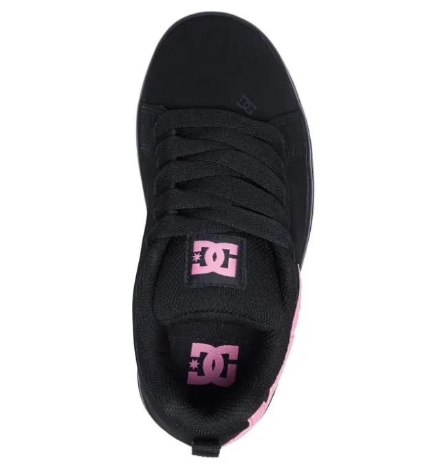 Kids Sneakers DC Kids039 Court Graffik Shoes BlackPink Kids Sneakers DC Kids039 Court Graffik Shoes BlackPink
