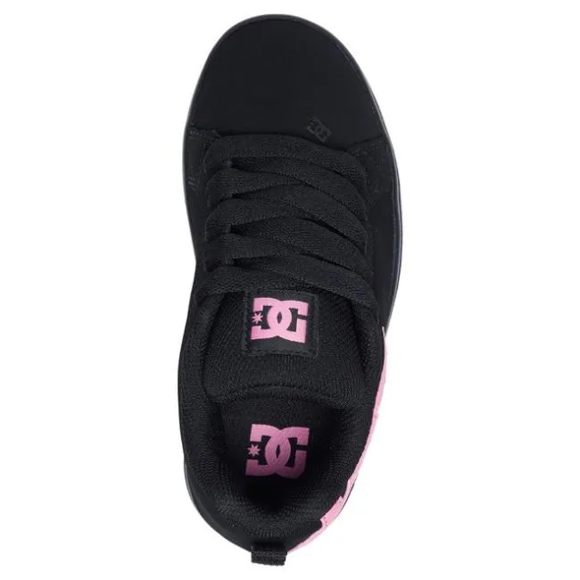 Kids Sneakers DC Kids039 Court Graffik Shoes BlackPink Kids Sneakers DC Kids039 Court Graffik Shoes BlackPink