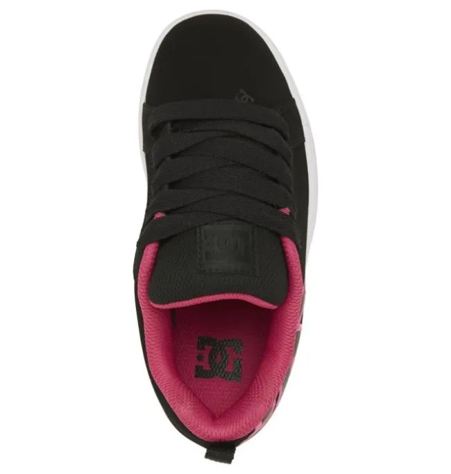 Kids Sneakers DC Kids039 Court Graffik Shoes BlackPink Stencil Kids Sneakers DC Kids039 Court Graffik Shoes BlackPink Stencil