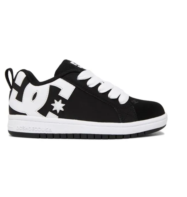 Kids Sneakers DC Kids039 Court Graffik Shoes BlackWhite