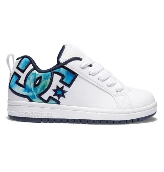 Kids Sneakers DC Kids039 Court Graffik Shoes WhiteBlueGreen
