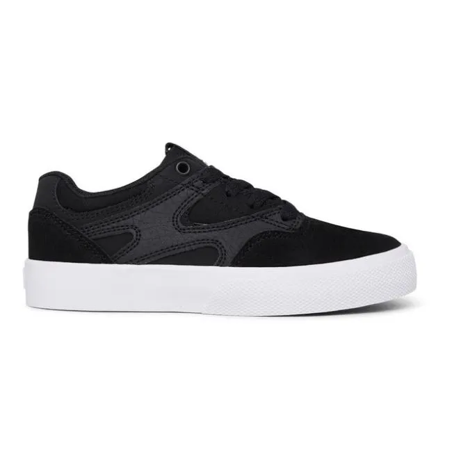 Kids Sneakers DC Kids039 Kalis Vulc Shoes BlackBlackWhite