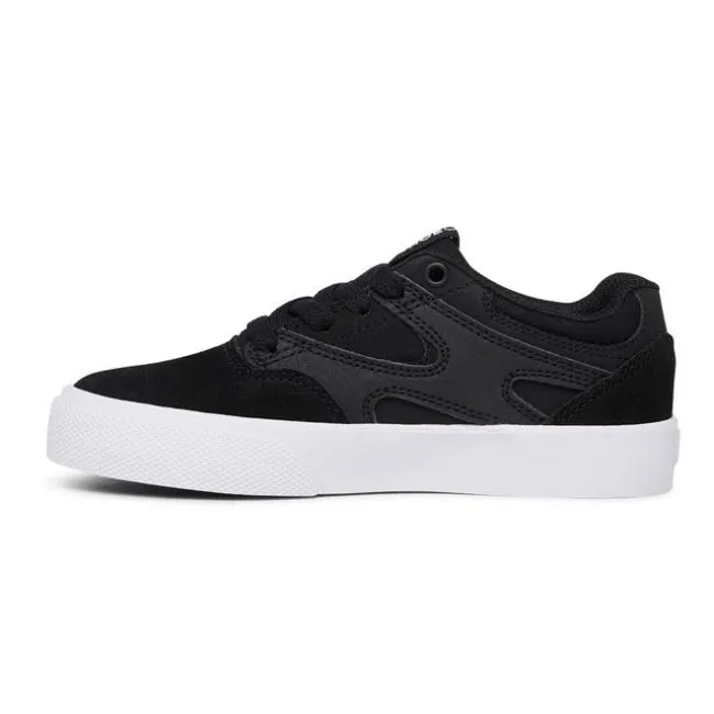 Kids Sneakers DC Kids039 Kalis Vulc Shoes BlackBlackWhite Kids Sneakers DC Kids039 Kalis Vulc Shoes BlackBlackWhite