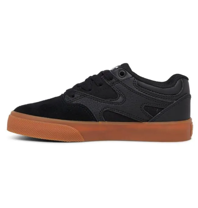 Kids Sneakers DC Kids039 Kalis Vulc Shoes BlackGum Kids Sneakers DC Kids039 Kalis Vulc Shoes BlackGum