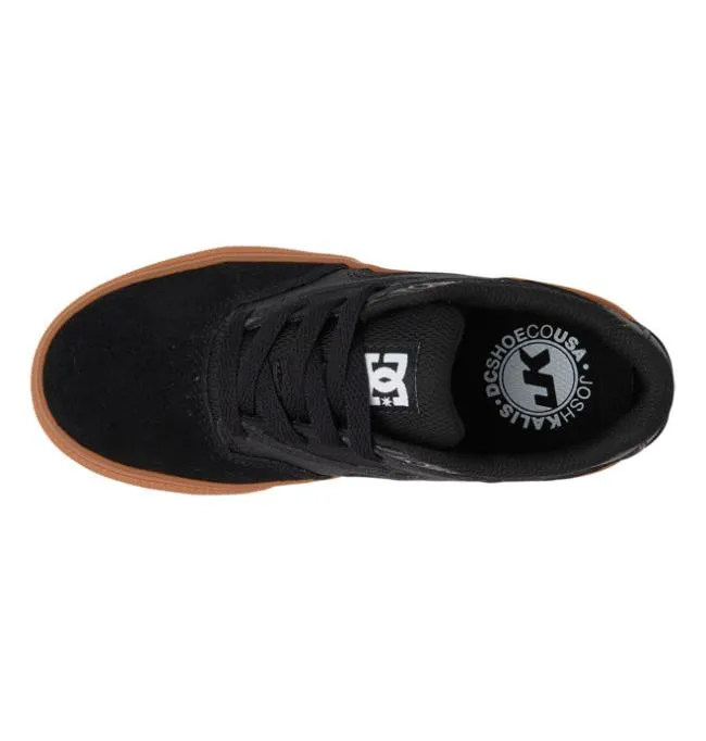 Kids Sneakers DC Kids039 Kalis Vulc Shoes BlackGum Kids Sneakers DC Kids039 Kalis Vulc Shoes BlackGum