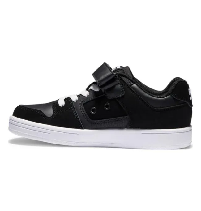 Kids Sneakers DC Kids039 Manteca 4 Elastic Lace Shoes BlackBlackWhite Kids Sneakers DC Kids039 Manteca 4 Elastic Lace Shoes BlackBlackWhite