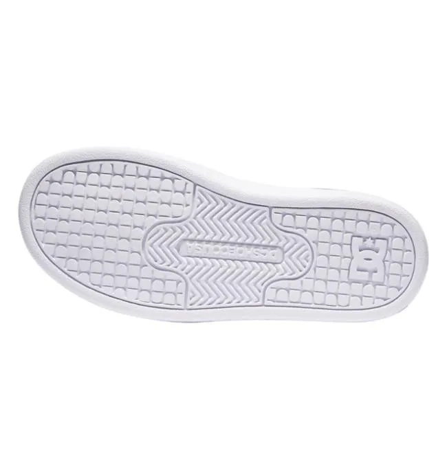 Kids Sneakers DC Kids039 Manteca 4 Elastic Lace Shoes BlackWhiteRed